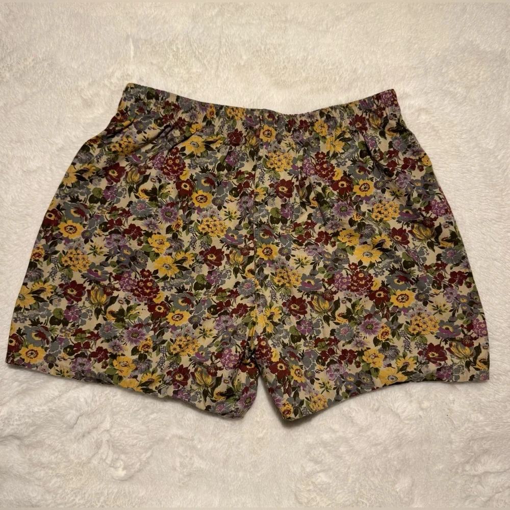 VINTAGE 80s Men’s Old River RARE Floral Print Boxers